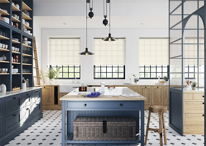 Roma, Oxford Cream - Roller Blind - Image 8